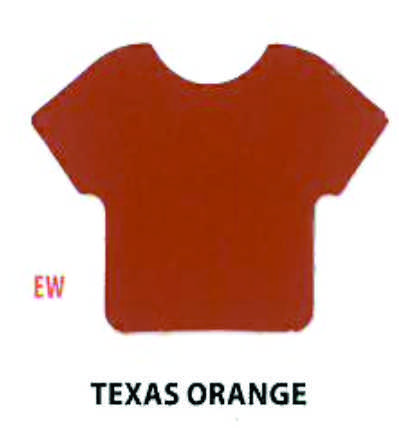 Siser HTV Vinyl Texas Orange Easy Weed 12"x15" Sheet